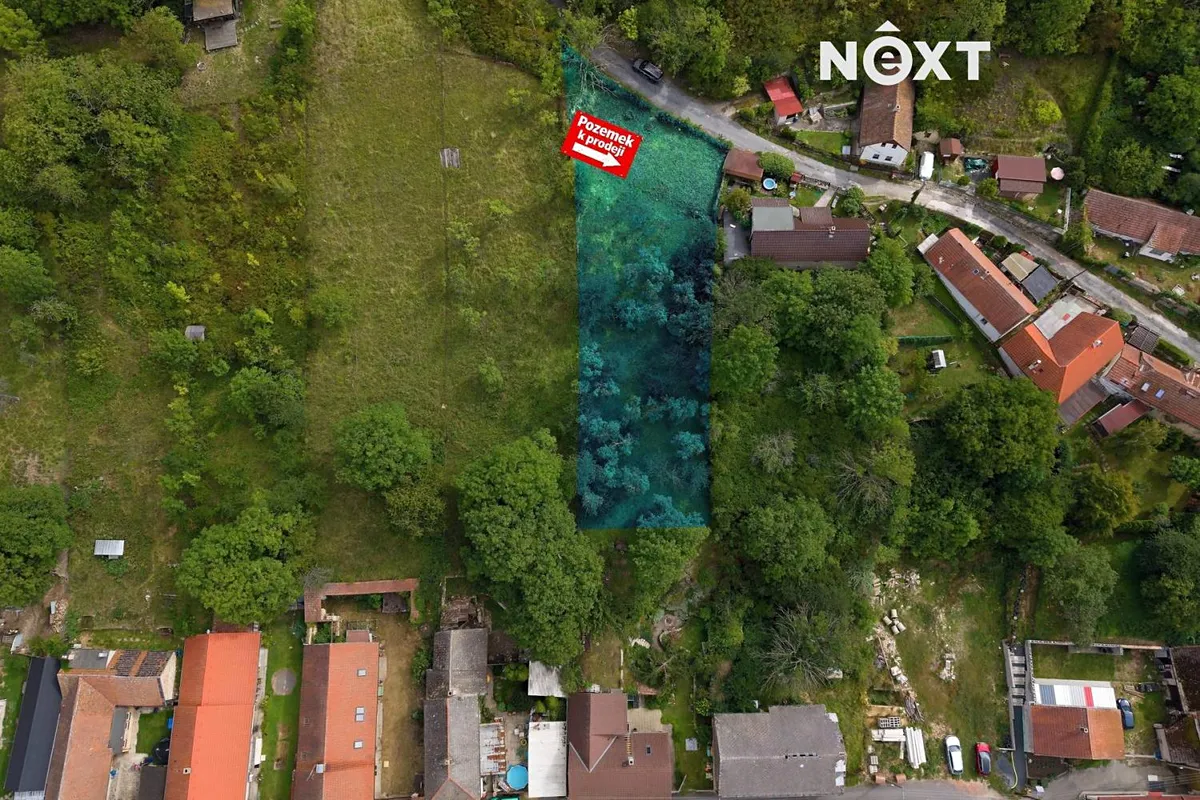 Prodej stavebního pozemku 1095 m²